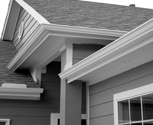 seamless eavestrough and gutters add style to a home and provide much needed rain water run off